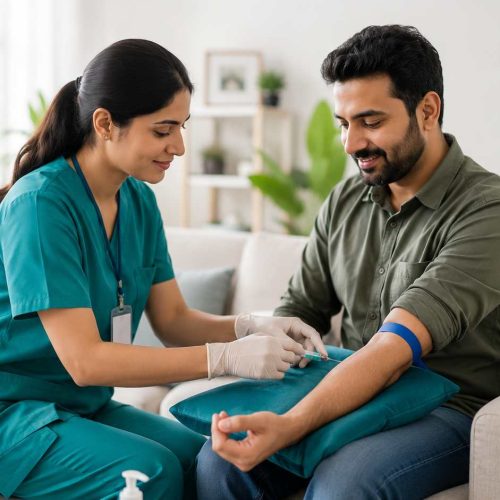 call doctor now blood trest at home